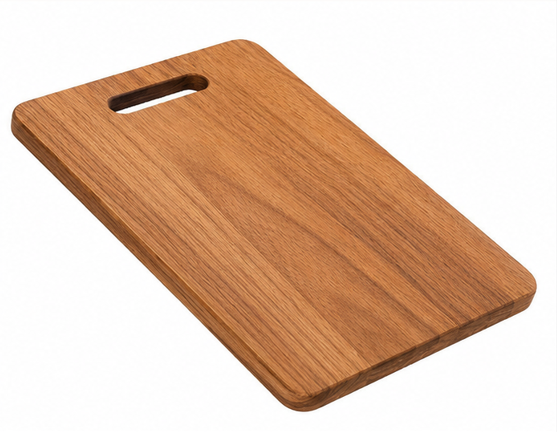 Premium Natural Bamboo Chopping Board | Wooden Cutting Board for Kitchen | BPA-Free, Eco-Friendly, Durable & Easy to Clean | Ideal for Vegetables, Fruits, Meat, Bread & Cheese | 30 x 21.5 cm